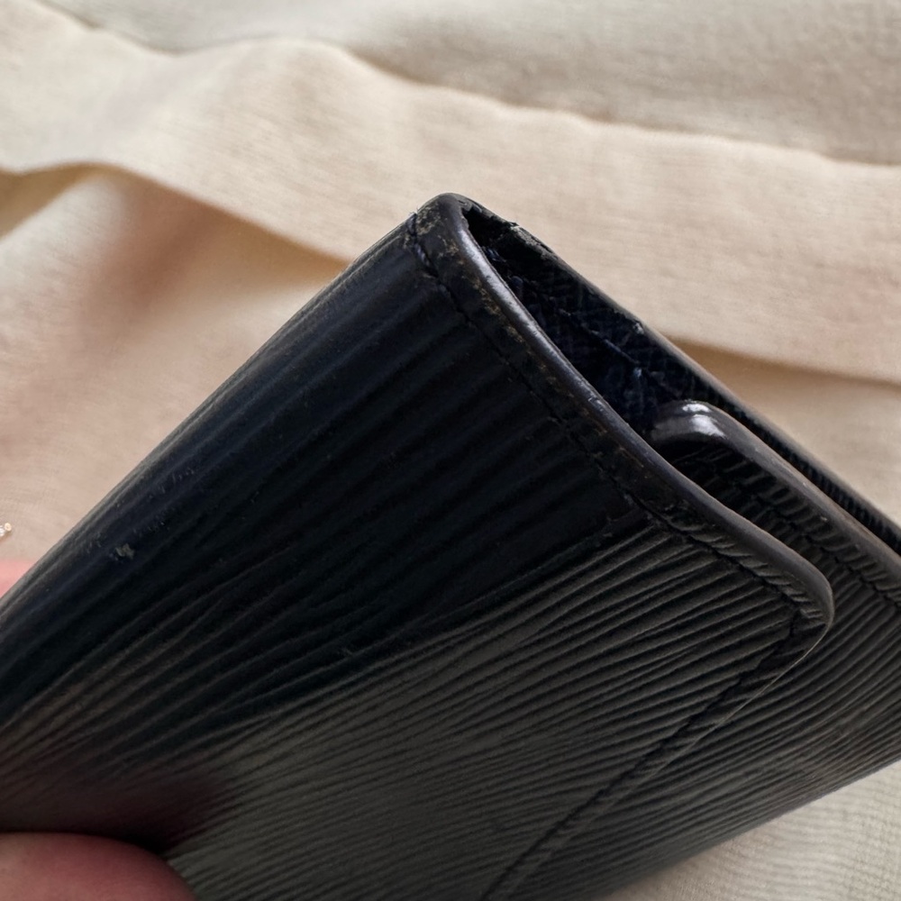 Louis Vuitton Navy Epi Leather Wallet - Picture 12 of 12